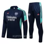 Arsenal Komplet Sweatshirts Četvrt-Zip 2022/23 Plavo zelena