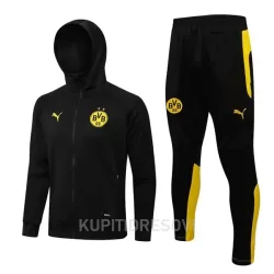 BVB Borussia Dortmund Komplet Jakne za Trening s Kapuljačom 2022/23 Crna BVB Borussia Dortmund Komplet Jakne za Trening s Kapuljačom 2022/23 Crna