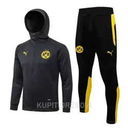 BVB Borussia Dortmund Komplet Jakne za Trening s Kapuljačom 2022/23 Siva BVB Borussia Dortmund Komplet Jakne za Trening s Kapuljačom 2022/23 Siva