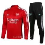 Dječji Arsenal Komplet Sweatshirts Četvrt-Zip 2022/23 Crvena