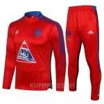 Dječji FC Bayern München Komplet Sweatshirts Četvrt-Zip 2022/23 Crveno plava