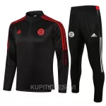 Dječji FC Bayern München Komplet Sweatshirts Četvrt-Zip 2022/23 Tamno siva