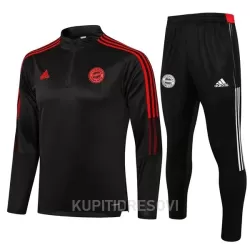 Dječji FC Bayern München Komplet Sweatshirts Četvrt-Zip 2022/23 Tamno siva Dječji FC Bayern München Komplet Sweatshirts Četvrt-Zip 2022/23 Tamno siva