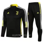 Dječji Juventus Komplet Sweatshirts Četvrt-Zip 2022/23 Crna