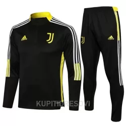 Dječji Juventus Komplet Sweatshirts Četvrt-Zip 2022/23 Crna Dječji Juventus Komplet Sweatshirts Četvrt-Zip 2022/23 Crna