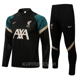 Dječji Liverpool Komplet Sweatshirts Četvrt-Zip 2022/23 Crna Dječji Liverpool Komplet Sweatshirts Četvrt-Zip 2022/23 Crna