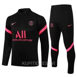 Dječji Paris Saint-Germain Komplet Sweatshirts Četvrt-Zip 2022/23 Crna Dječji Paris Saint-Germain Komplet Sweatshirts Četvrt-Zip 2022/23 Crna