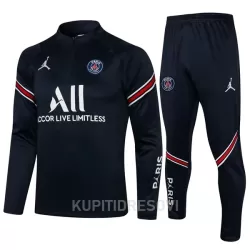 Dječji Paris Saint-Germain Komplet Sweatshirts Četvrt-Zip 2022/23 Plava Dječji Paris Saint-Germain Komplet Sweatshirts Četvrt-Zip 2022/23 Plava