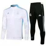 Dječji Real Madrid Komplet Sweatshirts Četvrt-Zip 2022/23 Bijela