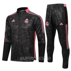 Dječji Real Madrid Odijela za Trening 2022/23 Crno crvena Dječji Real Madrid Odijela za Trening 2022/23 Crno crvena