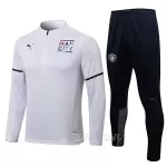 Manchester City Komplet Sweatshirts Četvrt-Zip 2022/23 Bijela