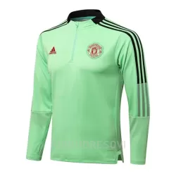 Manchester United Komplet Sweatshirts Četvrt-Zip 2022/23 Zelena