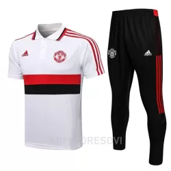 Manchester United Polo za Trening 2022/23 Bijelo Crno Crvena Manchester United Polo za Trening 2022/23 Bijelo Crno Crvena
