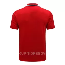 Manchester United Polo za Trening 2022/23 Crveno crno bijela