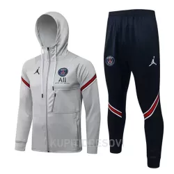 Paris Saint-Germain Komplet Jakne za Trening s Kapuljačom 2022/23 Svijetlo siva Paris Saint-Germain Komplet Jakne za Trening s Kapuljačom 2022/23 Svijetlo siva