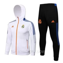 Real Madrid Komplet Jakne za Trening s Kapuljačom 2022/23 Bijela Real Madrid Komplet Jakne za Trening s Kapuljačom 2022/23 Bijela
