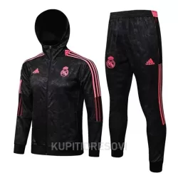 Real Madrid Komplet Jakne za Trening s Kapuljačom 2022/23 Crna Real Madrid Komplet Jakne za Trening s Kapuljačom 2022/23 Crna