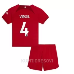 Dječji Dresovi Liverpool Virgil 4 Domaći 2022/23 Dječji Dresovi Liverpool Virgil 4 Domaći 2022/23