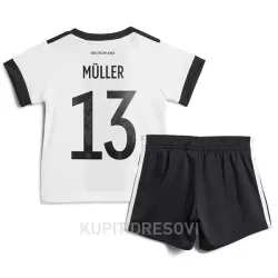 Dječji Dresovi Njemačka Müller 13 Domaći SP 2022 Dječji Dresovi Njemačka Müller 13 Domaći SP 2022