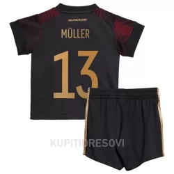 Dječji Dresovi Njemačka Müller 13 Gostujući SP 2022 Dječji Dresovi Njemačka Müller 13 Gostujući SP 2022