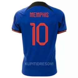 Dresovi Nizozemska Memphis 10 Gostujući SP 2022 Dresovi Nizozemska Memphis 10 Gostujući SP 2022