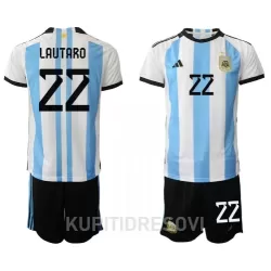 Dječji Dresovi Argentina Lautaro Martinez 22 Domaći SP 2022 Dječji Dresovi Argentina Lautaro Martinez 22 Domaći SP 2022