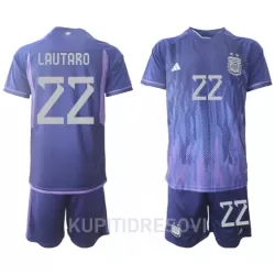 Dječji Dresovi Argentina Lautaro Martinez 22 Gostujući SP 2022 Dječji Dresovi Argentina Lautaro Martinez 22 Gostujući SP 2022