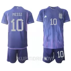 Dječji Dresovi Argentina Lionel Messi 10 Gostujući SP 2022 Dječji Dresovi Argentina Lionel Messi 10 Gostujući SP 2022
