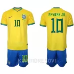 Dječji Dresovi Brazil Neymar Jr 10 Domaći SP 2022