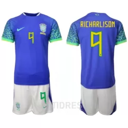 Dječji Dresovi Brazil Richarlison 9 Gostujući SP 2022 Dječji Dresovi Brazil Richarlison 9 Gostujući SP 2022