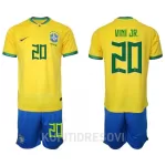 Dječji Dresovi Brazil Vini JR 20 Domaći SP 2022