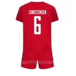 Dječji Dresovi Danska Andreas Christensen 6 Domaći SP 2022