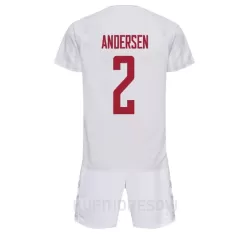 Dječji Dresovi Danska Joachim Andersen 2 Gostujući SP 2022 Dječji Dresovi Danska Joachim Andersen 2 Gostujući SP 2022