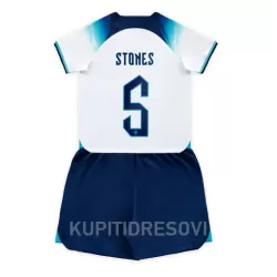 Dječji Dresovi Engleska John Stones 5 Domaći SP 2022 Dječji Dresovi Engleska John Stones 5 Domaći SP 2022