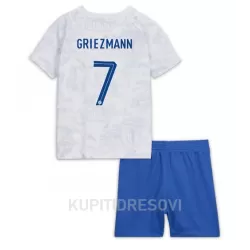 Dječji Dresovi Francuska Antoine Griezmann 7 Gostujući SP 2022 Dječji Dresovi Francuska Antoine Griezmann 7 Gostujući SP 2022