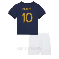 Dječji Dresovi Francuska Kylian Mbappé 10 Domaći SP 2022 Dječji Dresovi Francuska Kylian Mbappé 10 Domaći SP 2022