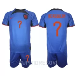 Dječji Dresovi Nizozemska Steven Bergwijn 7 Gostujući SP 2022 Dječji Dresovi Nizozemska Steven Bergwijn 7 Gostujući SP 2022