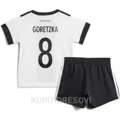 Dječji Dresovi Njemačka Leon Goretzka 8 Domaći SP 2022 Dječji Dresovi Njemačka Leon Goretzka 8 Domaći SP 2022