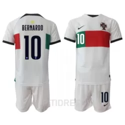 Dječji Dresovi Portugal Bernardo Silva 10 Gostujući SP 2022 Dječji Dresovi Portugal Bernardo Silva 10 Gostujući SP 2022