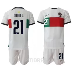 Dječji Dresovi Portugal Diogo Jota 21 Gostujući SP 2022 Dječji Dresovi Portugal Diogo Jota 21 Gostujući SP 2022