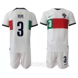 Dječji Dresovi Portugal Pepe 3 Gostujući SP 2022 Dječji Dresovi Portugal Pepe 3 Gostujući SP 2022