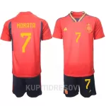Dječji Dresovi Španjolska Alvaro Morata 7 Domaći SP 2022