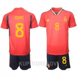 Dječji Dresovi Španjolska Koke 8 Domaći SP 2022 Dječji Dresovi Španjolska Koke 8 Domaći SP 2022