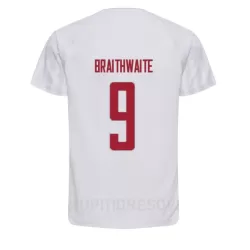 Dresovi Danska Martin Braithwaite 9 Gostujući SP 2022 Dresovi Danska Martin Braithwaite 9 Gostujući SP 2022