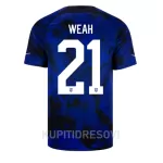Dresovi SAD Timothy Weah 21 Gostujući SP 2022