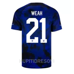 Dresovi SAD Timothy Weah 21 Gostujući SP 2022