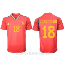 Dresovi Španjolska Jordi Alba 18 Domaći SP 2022 Dresovi Španjolska Jordi Alba 18 Domaći SP 2022