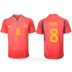 Dresovi Španjolska Koke 8 Domaći SP 2022 Dresovi Španjolska Koke 8 Domaći SP 2022