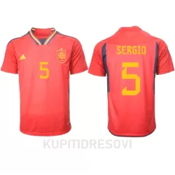 Dresovi Španjolska Sergio Busquets 5 Domaći SP 2022 Dresovi Španjolska Sergio Busquets 5 Domaći SP 2022