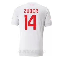 Dresovi Švicarska Steven Zuber 14 Gostujući SP 2022 Dresovi Švicarska Steven Zuber 14 Gostujući SP 2022